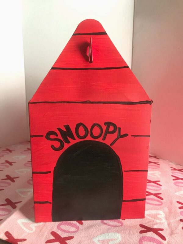 Snoopy Valentine Box: Easy Valentine's Day craft for kids