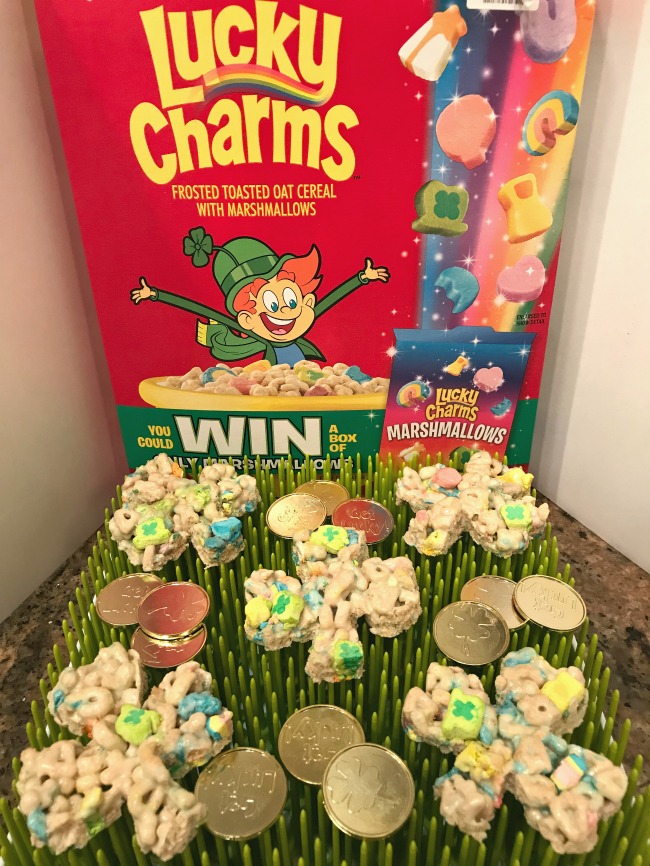 lucky charms shamrock treats