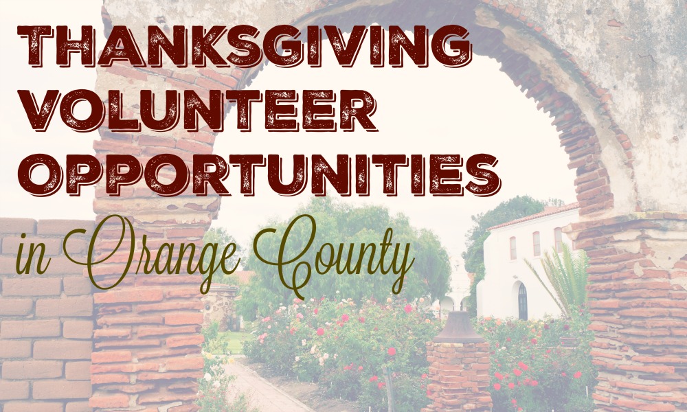 Thanksgiving volunteer opportunities in Orange County - livingmividaloca.com