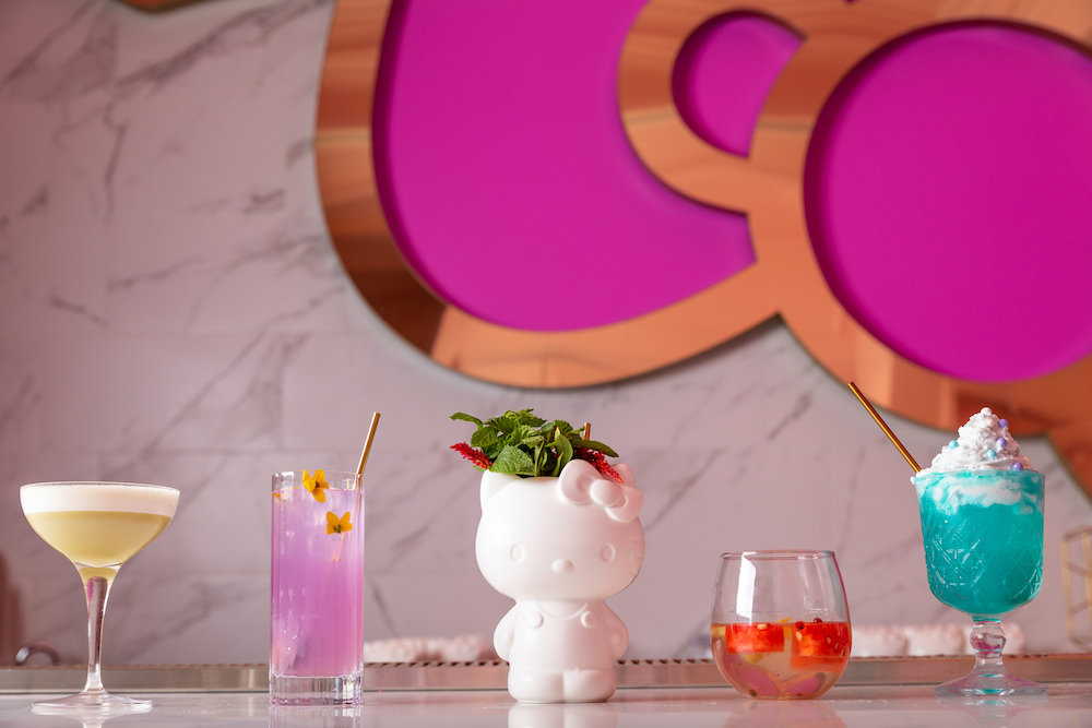 Hello kitty cafe cocktails