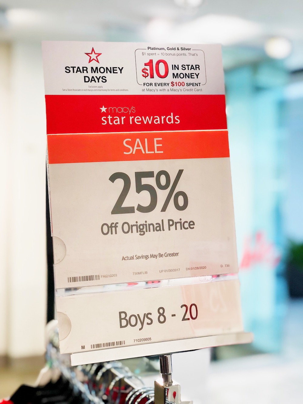 Macy's star rewards saves you even more at Macy's at MainPlace Mall in Santa Ana | livingmividaloca.com | #livingmividaloca #shopmainplace #santaana #mainplacemall #macys #kidstyle #sportystyle