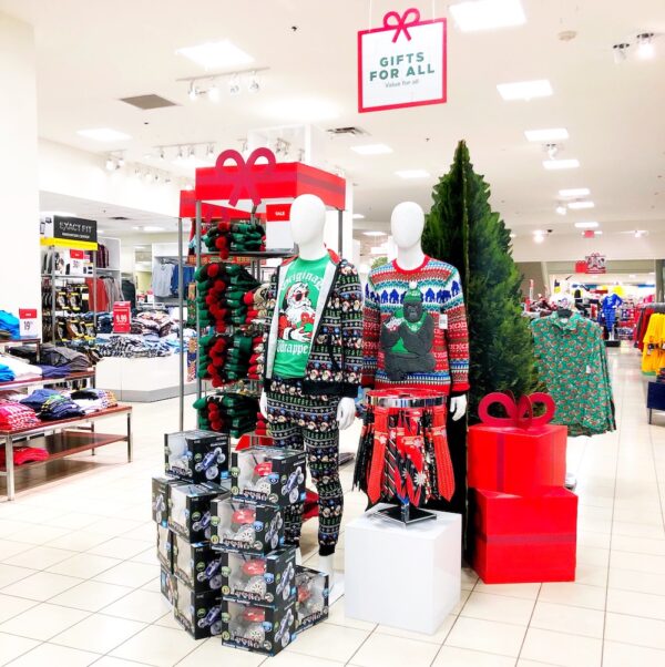 Shopping and visiting Santa at MainPlace Mall
