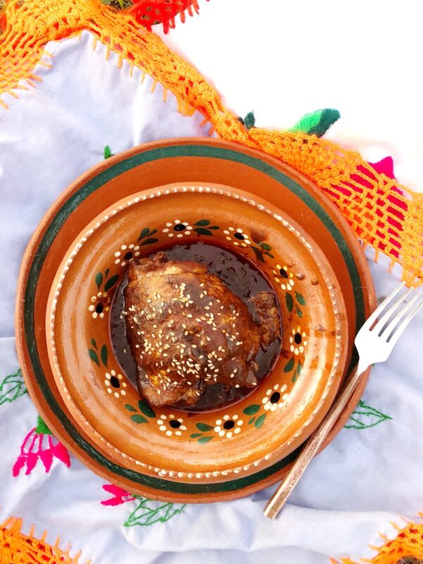 Make this chicken in mole recipe in under an hour! Orange County