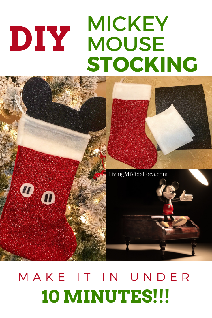 mickey mouse christmas stocking