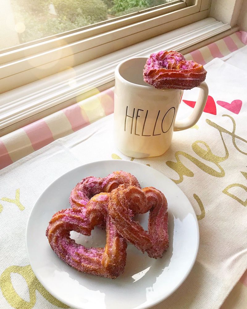 Homemade Heart Shaped Churros - Orange County guide for families