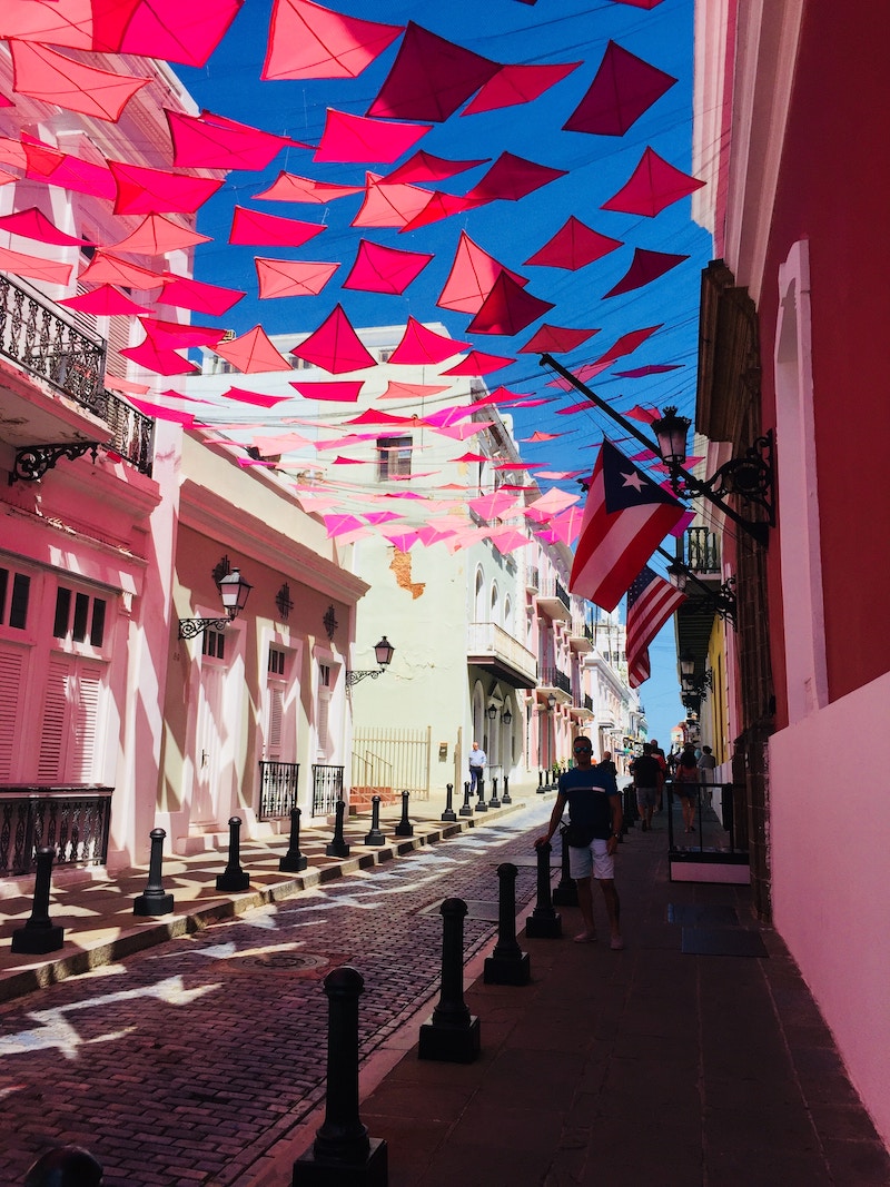 Puerto Rico cobblestone street - livingmividaloca.com - #livingmividaloca #celebritycruises #puertorico