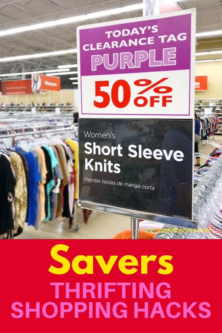 The only way to keep my closet rotating and interesting is to shop at thrift stores. So I have plenty of Savers thrifting shopping hacks because that’s my fave thrift store in Orange County. | LivingMiVidaLoca.com | #LivingMiVidaLoca #Thrifting #Savers