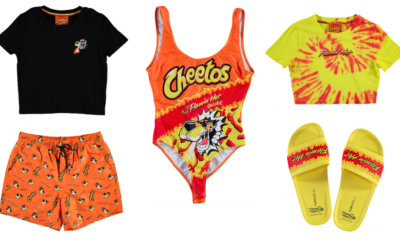 Forever 21 x Cheetos limited edition collection includes Cheetos Crunchy and Cheetos Flamin’ Hot printed swimsuits, sweatshirts, t-shirts, dresses and much more. - livingmividaloca.com - #LivingMiVidaLoca #Forever21 #Cheetos