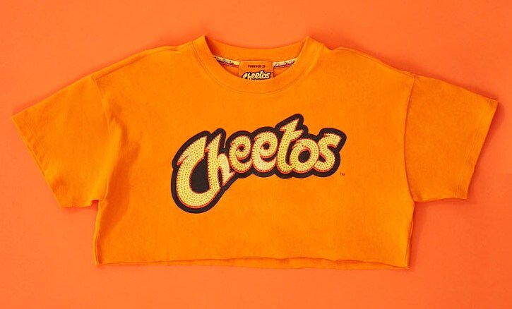 Forever 21 x Cheetos limited edition collection includes Cheetos Crunchy and Cheetos Flamin’ Hot printed swimsuits, sweatshirts, t-shirts, dresses and much more. - livingmividaloca.com - #LivingMiVidaLoca #Forever21 #Cheetos