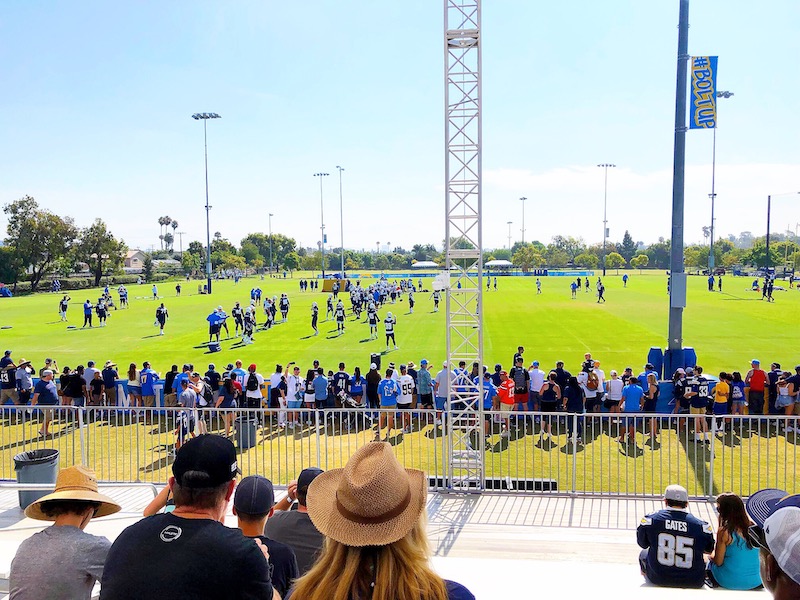 Photos: Chargers training camp gets into full gear in Costa Mesa – Orange  County Register