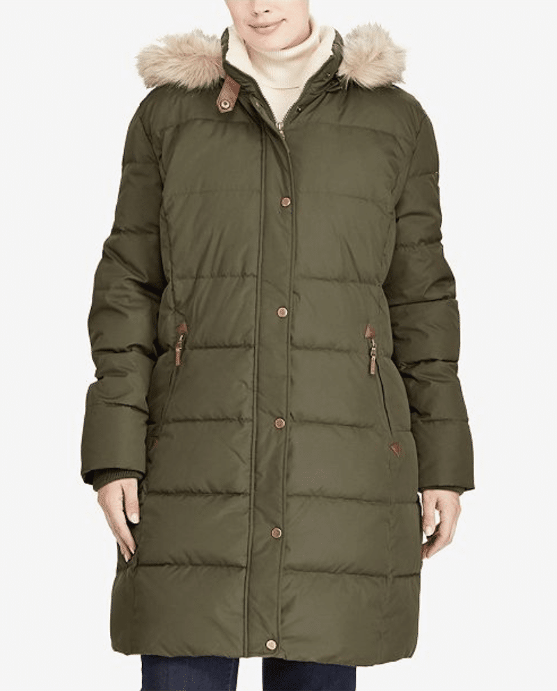 Macys plus cheap size winter coats