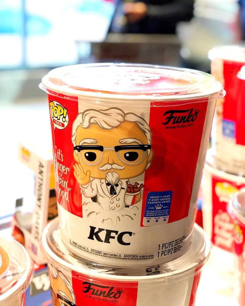 KFC Funko POPs at Funko Hollywood store - livingmividaloca.com