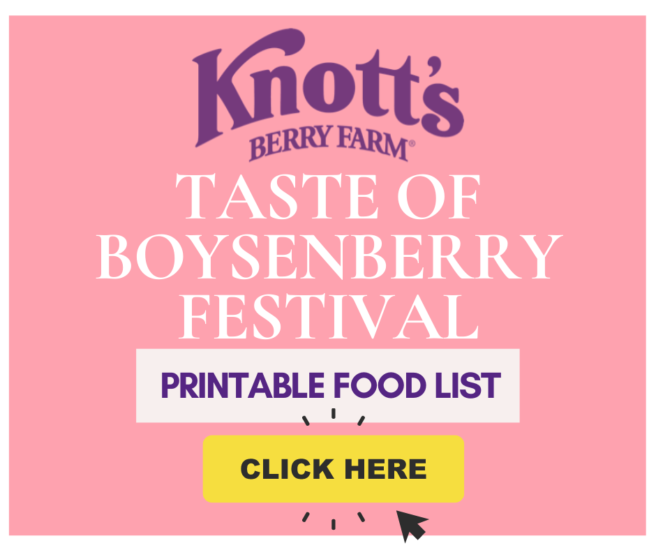 Taste of Boysenberry Festival printable food list - livingmividaloca.com