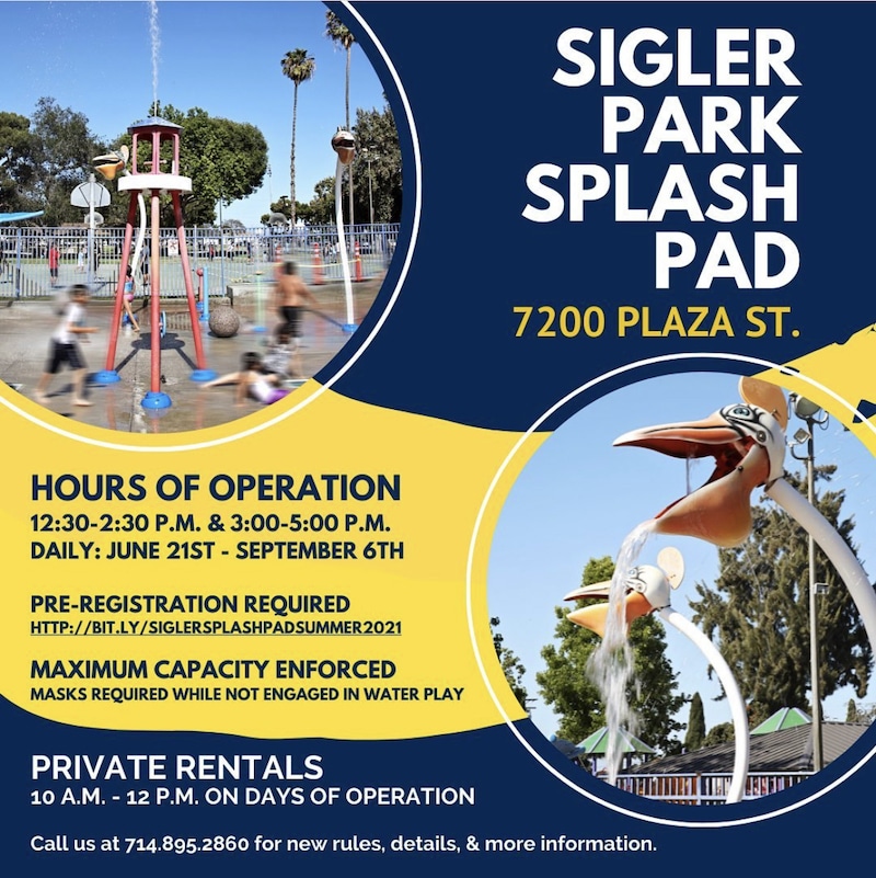 2021 Orange County Splash Parks and Water Play