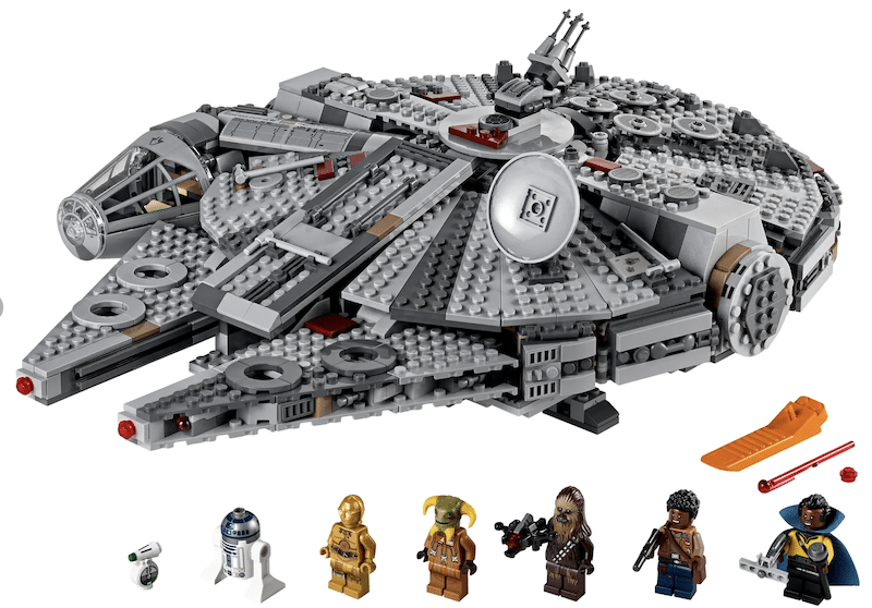 Millennium Falcon LEGO set - livingmividaloca.com