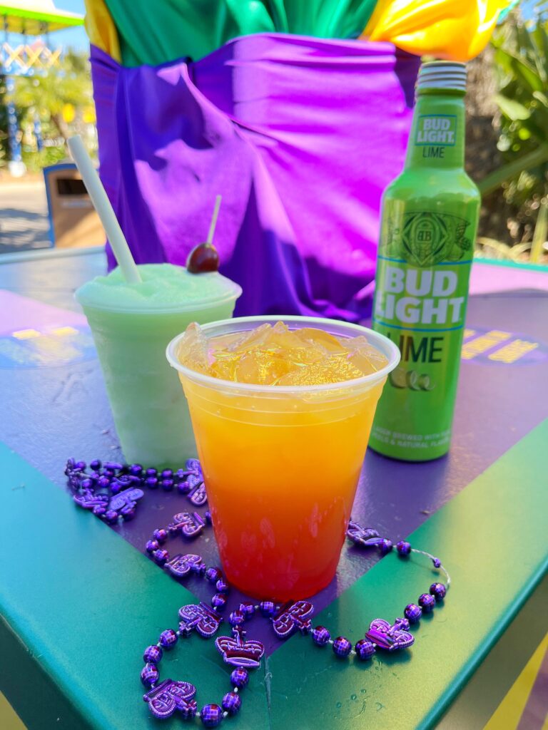 Mardi Gras drinks Sea World