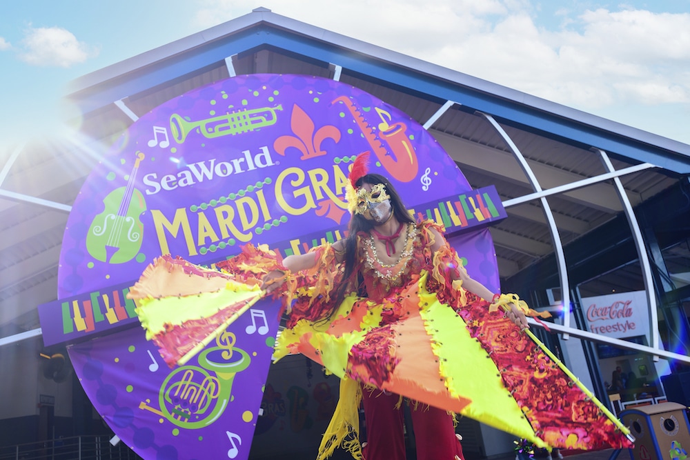 SeaWorld Mardi Gras Celebration in San Diego Orange County guide for