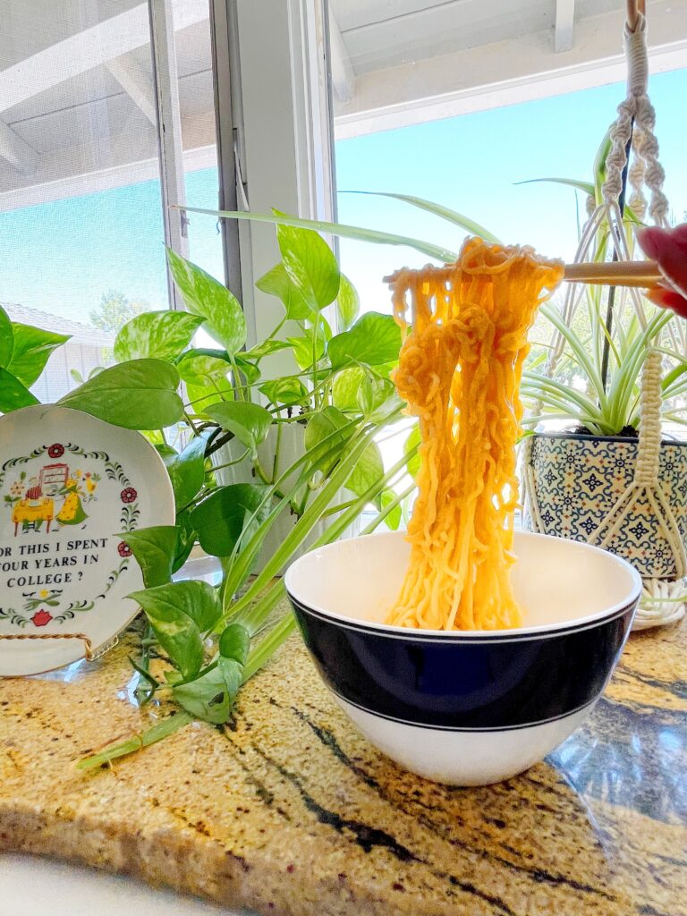 easy cheesy ramen noodles recipe from TikTok