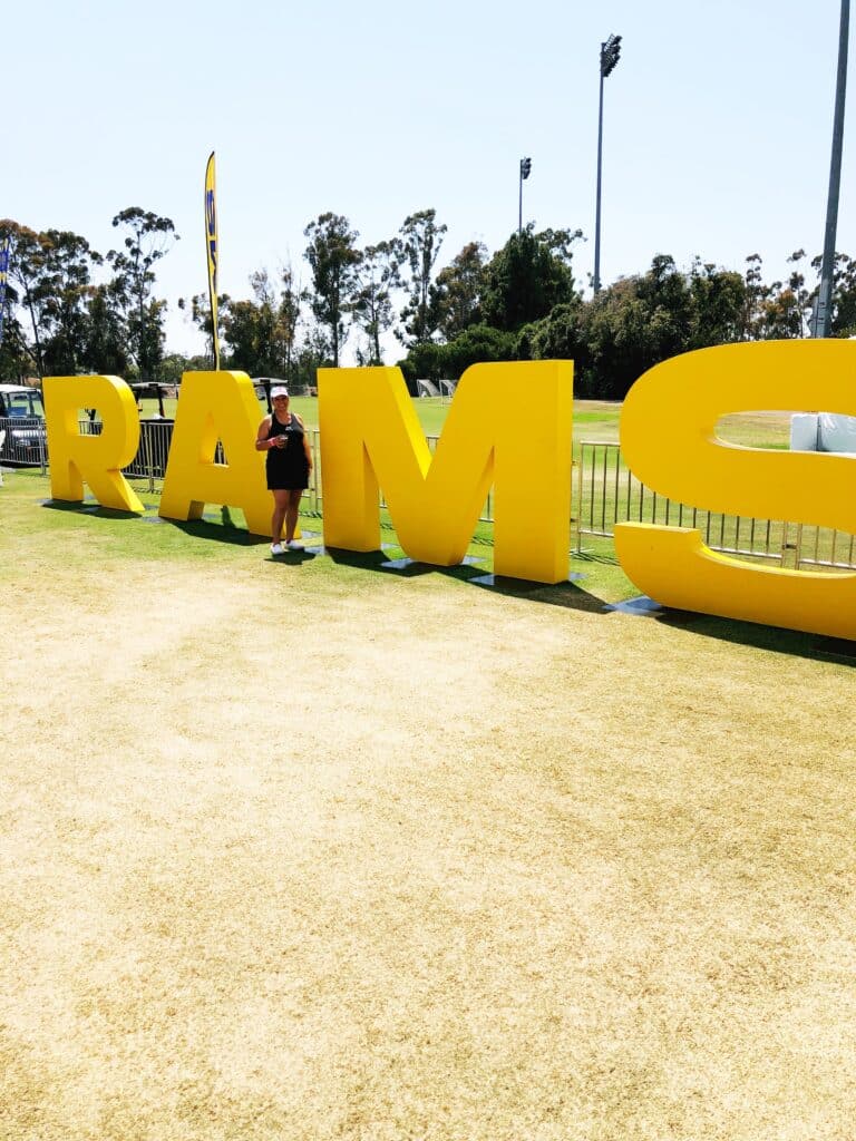 AV Rams have fun at NFL youth camp with LA Rams, Sports