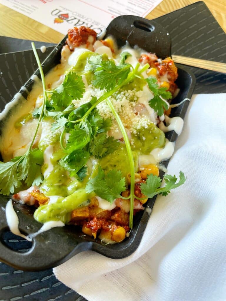 queso fundido at Corazon Modern Kitchen in Brea