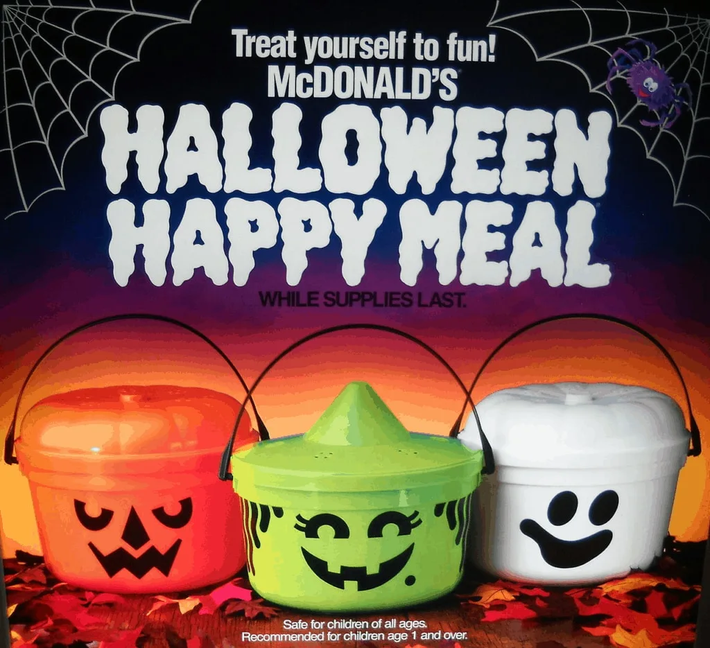 McDonald's Halloween Happy Meal buckets returning?