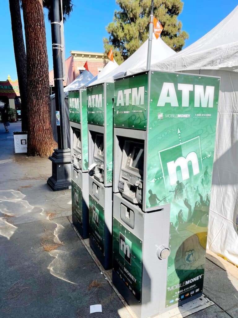 ATMs locations at orange international street fair