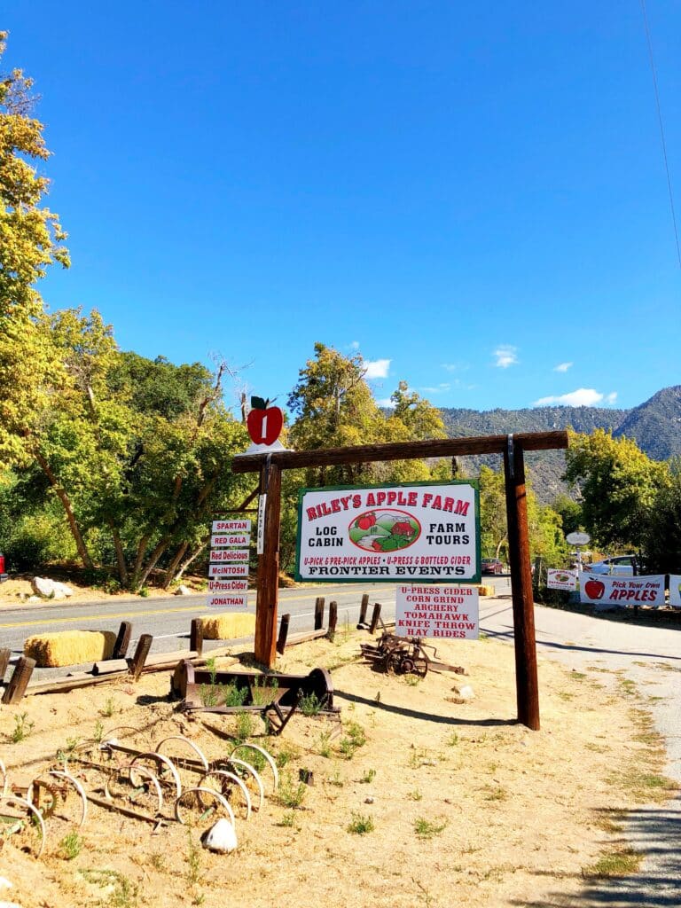 rileys apple farm in oak glen, california