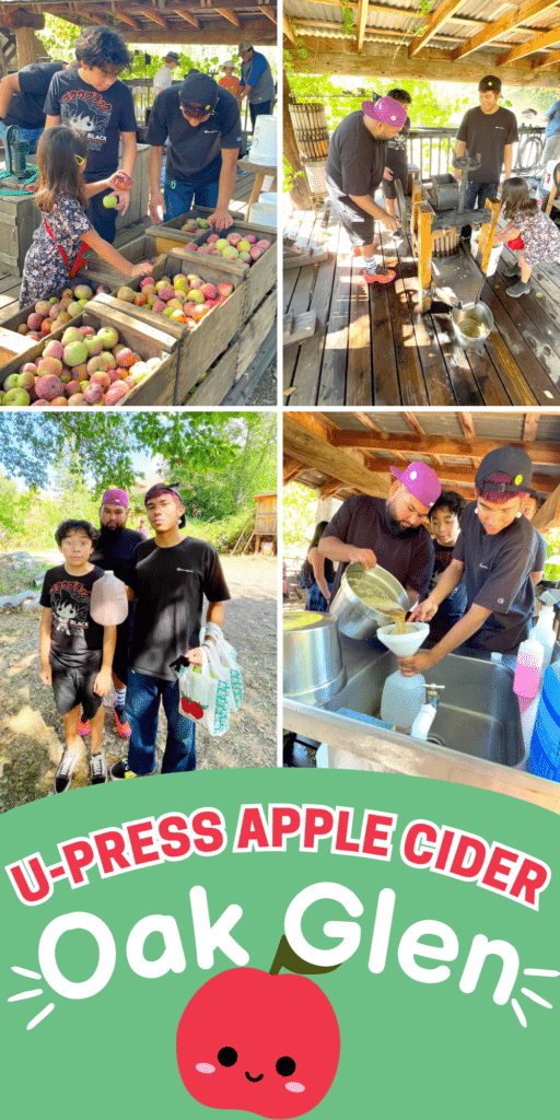 press your own apple cider in Oak Glen, California at Riley's Apple Farm - Livingmividaloca.com