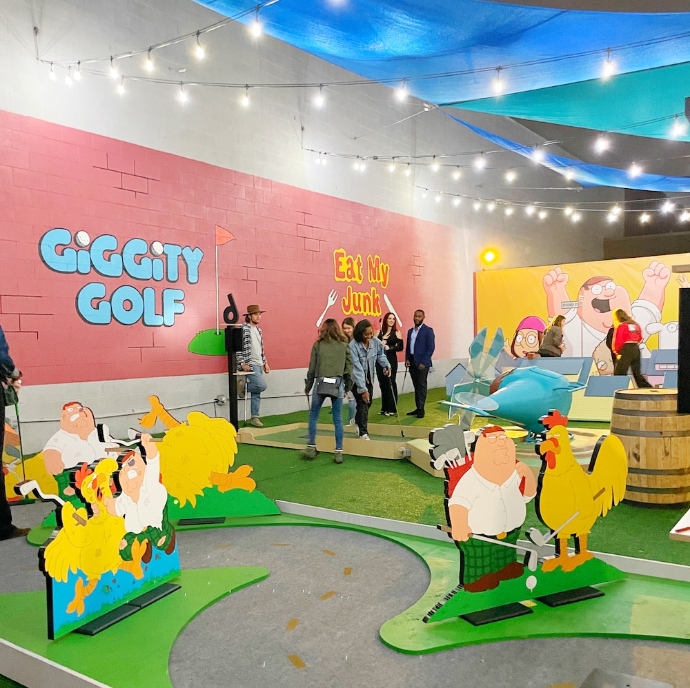 How to reserve a spot at this pop-up 'Family Guy' mini golf course and bar  in L.A. – Daily News