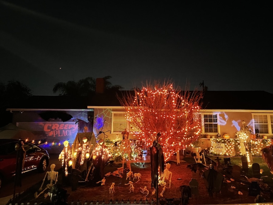 halloween decorated houses in orange county
